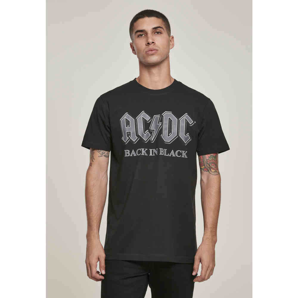 Urban Classics AC/DC - ACDC Back In Black Herren TShirt - Schwarz